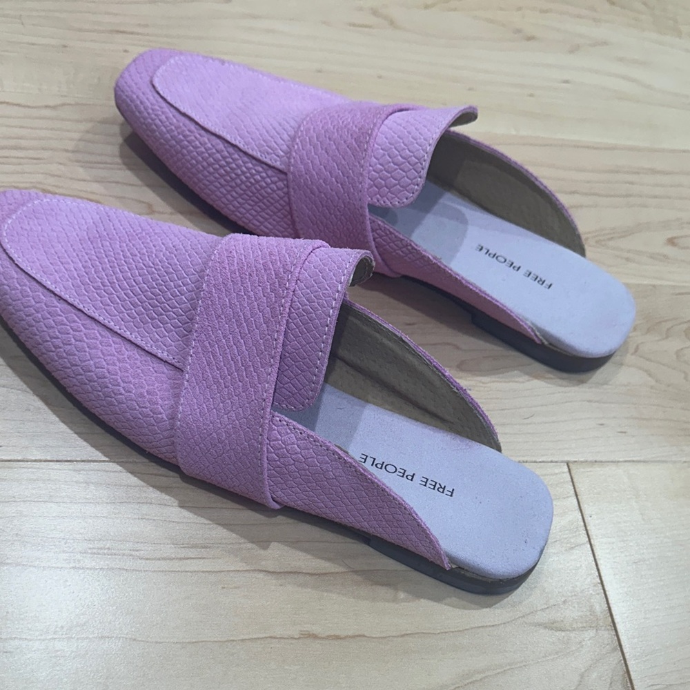 Free People Lavender Mules - Picture 3 of 3